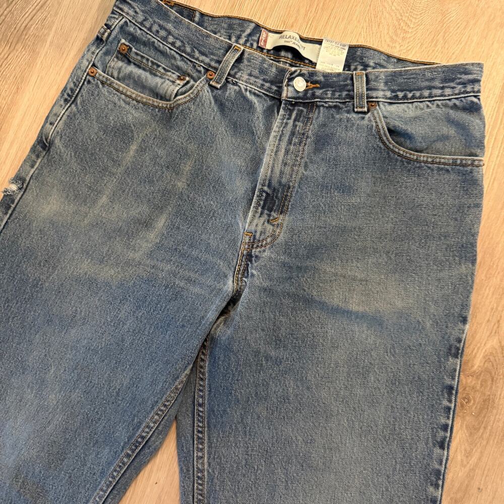 levis 36x32 Cotton 2007 vintage relaxed 550 jeans mens size 36 - Picture 2 of 11